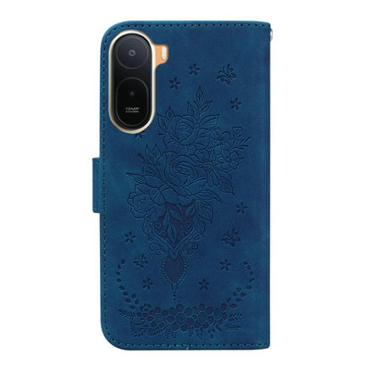 Butterfly Rose Embossed Leather Phone Case, For Redmi A7 Pro 4G / 5G 171mm / Poco C85x 5G, For Redmi Turbo 5 Max 5G / Poco X8 Pro Max 5G, For Redmi Turbo 5 5G / Poco X8 Pro 5G, For Redmi Note 15 Pro+ 5G 163.3mm / Poco M8 Pro 5G                         ...