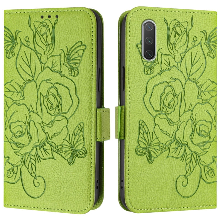 Embossed Rose RFID Anti-theft Leather Phone Case, For Xiaomi Mi CC9e / Mi A3