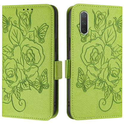 Embossed Rose RFID Anti-theft Leather Phone Case, For Xiaomi Mi CC9e / Mi A3