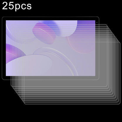 25pcs 9H 0.3mm Explosion-proof Tempered Glass Film, For HiGrace A6H 11, For HiGrace C107 10.1, For HiGrace C9+ 11, For HiGrace Kids Tablet 7, For HiGrace A7L 11, For HiGrace G9 11.5, For Higrace C12 10.4