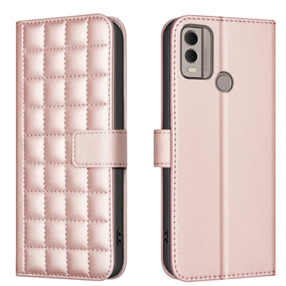 Square Texture Leather Phone Case, For Nokia G42 / G310, For Nokia C22, For Nokia G22, For Nokia C32