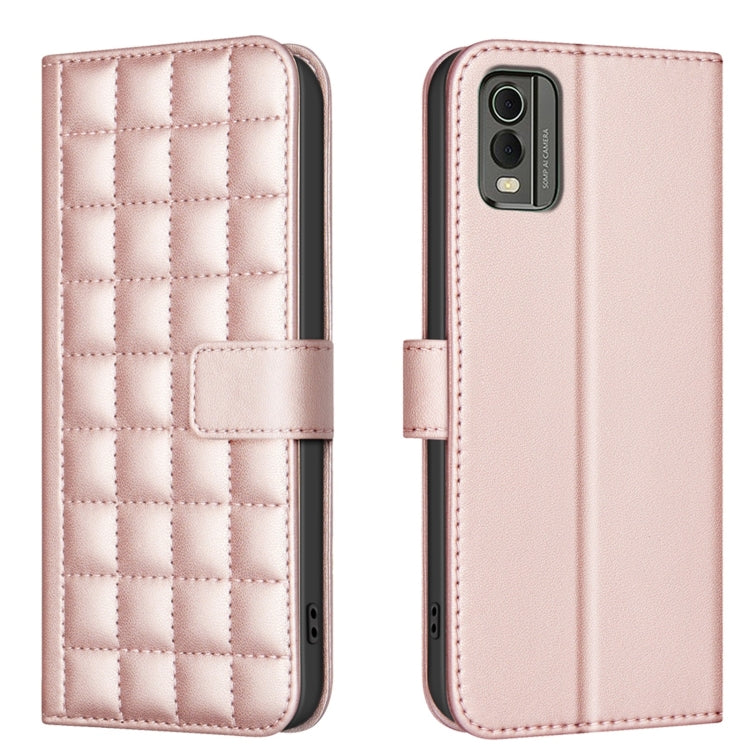 Square Texture Leather Phone Case, For Nokia G42 / G310, For Nokia C22, For Nokia G22, For Nokia C32