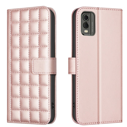 Square Texture Leather Phone Case, For Nokia G42 / G310, For Nokia C22, For Nokia G22, For Nokia C32