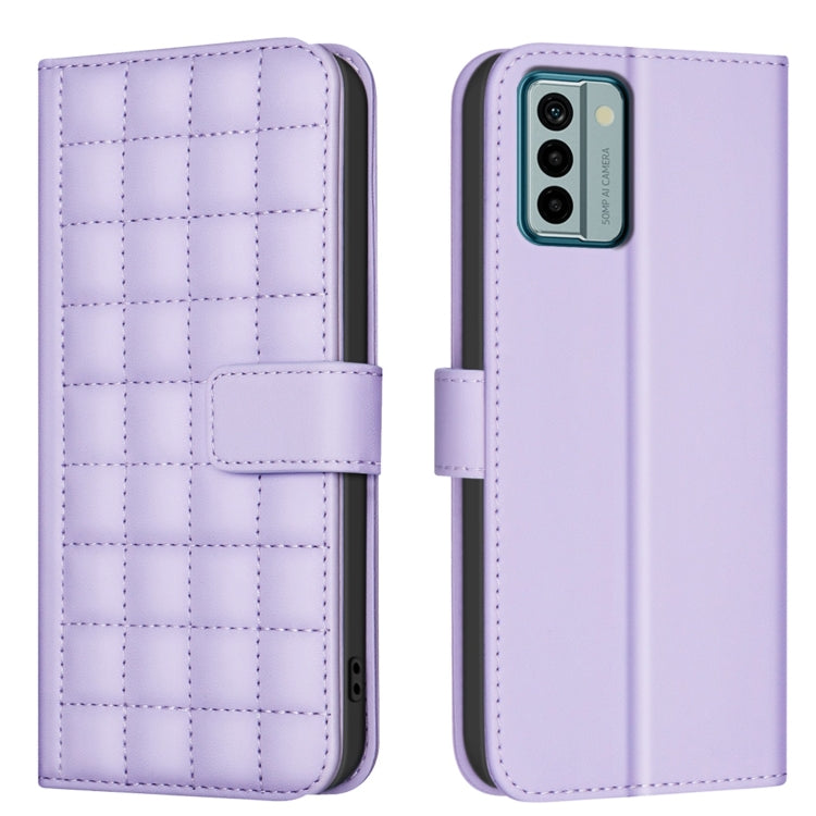 Square Texture Leather Phone Case, For Nokia G42 / G310, For Nokia C22, For Nokia G22, For Nokia C32