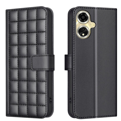 Square Texture Leather Phone Case, For OPPO A59 5G
