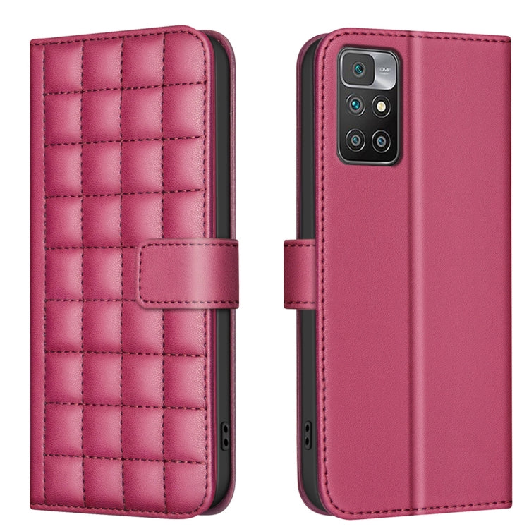 Square Texture Leather Phone Case, For Redmi Note 12 Pro+ Global, For Redmi Note 12 Pro Global, For Redmi Note 12 5G Global / Xiaomi Poco X5, For Redmi Note 11 Pro 5G / 4G Global, For Redmi 10 5G / Note 11E, For Redmi 10C, For Redmi 10 2022 / Note 11 4...