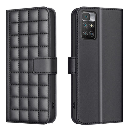 Square Texture Leather Phone Case, For Redmi Note 12 Pro+ Global, For Redmi Note 12 Pro Global, For Redmi Note 12 5G Global / Xiaomi Poco X5, For Redmi Note 11 Pro 5G / 4G Global, For Redmi 10 5G / Note 11E, For Redmi 10C, For Redmi 10 2022 / Note 11 4...
