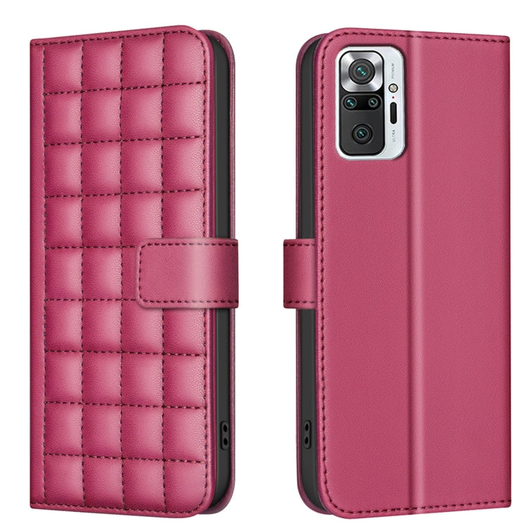 Square Texture Leather Phone Case, For Redmi Note 12 Pro+ Global, For Redmi Note 12 Pro Global, For Redmi Note 12 5G Global / Xiaomi Poco X5, For Redmi Note 11 Pro 5G / 4G Global, For Redmi 10 5G / Note 11E, For Redmi 10C, For Redmi 10 2022 / Note 11 4...