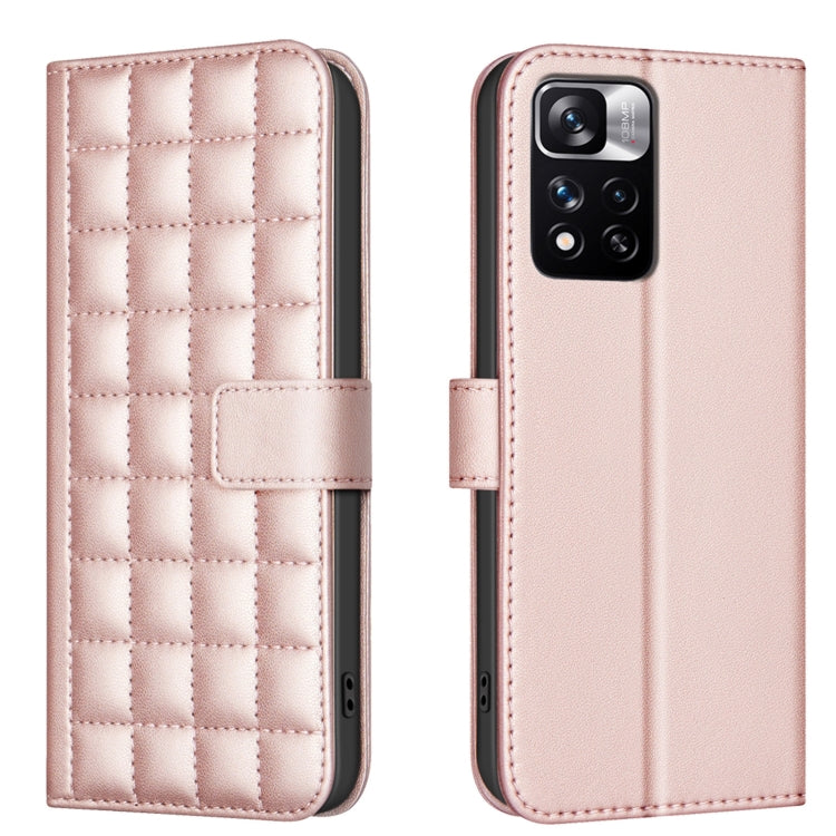 Square Texture Leather Phone Case, For Redmi Note 12 Pro+ Global, For Redmi Note 12 Pro Global, For Redmi Note 12 5G Global / Xiaomi Poco X5, For Redmi Note 11 Pro 5G / 4G Global, For Redmi 10 5G / Note 11E, For Redmi 10C, For Redmi 10 2022 / Note 11 4...