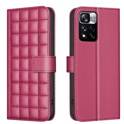Square Texture Leather Phone Case, For Redmi Note 12 Pro+ Global, For Redmi Note 12 Pro Global, For Redmi Note 12 5G Global / Xiaomi Poco X5, For Redmi Note 11 Pro 5G / 4G Global, For Redmi 10 5G / Note 11E, For Redmi 10C, For Redmi 10 2022 / Note 11 4...