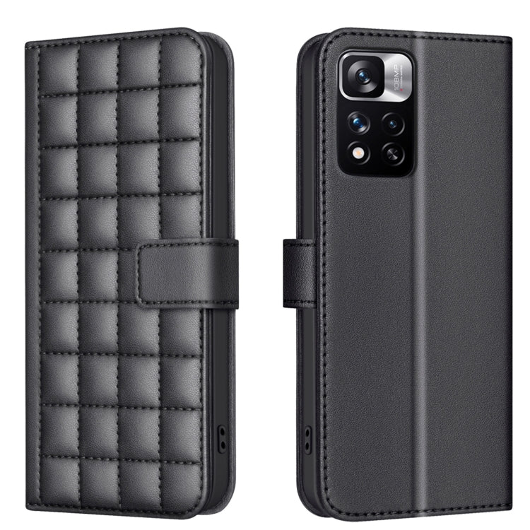 Square Texture Leather Phone Case, For Redmi Note 12 Pro+ Global, For Redmi Note 12 Pro Global, For Redmi Note 12 5G Global / Xiaomi Poco X5, For Redmi Note 11 Pro 5G / 4G Global, For Redmi 10 5G / Note 11E, For Redmi 10C, For Redmi 10 2022 / Note 11 4...