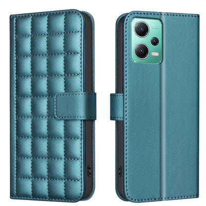 Square Texture Leather Phone Case, For Redmi Note 12 Pro+ Global, For Redmi Note 12 Pro Global, For Redmi Note 12 5G Global / Xiaomi Poco X5, For Redmi Note 11 Pro 5G / 4G Global, For Redmi 10 5G / Note 11E, For Redmi 10C, For Redmi 10 2022 / Note 11 4...