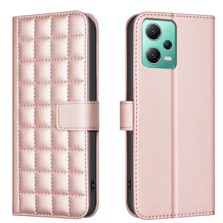 Square Texture Leather Phone Case, For Redmi Note 12 Pro+ Global, For Redmi Note 12 Pro Global, For Redmi Note 12 5G Global / Xiaomi Poco X5, For Redmi Note 11 Pro 5G / 4G Global, For Redmi 10 5G / Note 11E, For Redmi 10C, For Redmi 10 2022 / Note 11 4...