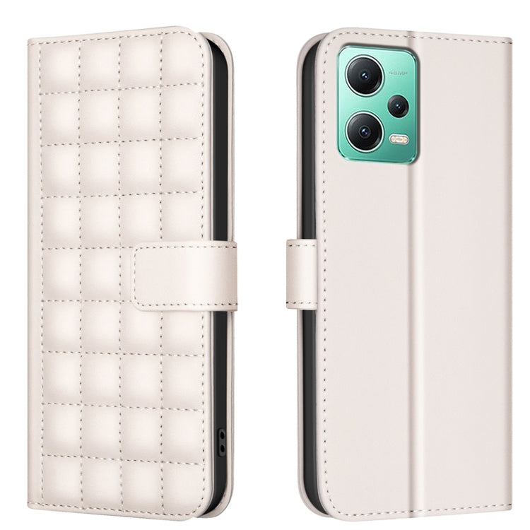 Square Texture Leather Phone Case, For Redmi Note 12 Pro+ Global, For Redmi Note 12 Pro Global, For Redmi Note 12 5G Global / Xiaomi Poco X5, For Redmi Note 11 Pro 5G / 4G Global, For Redmi 10 5G / Note 11E, For Redmi 10C, For Redmi 10 2022 / Note 11 4...