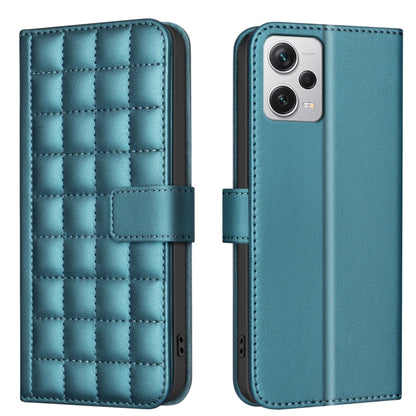 Square Texture Leather Phone Case, For Redmi Note 12 Pro+ Global, For Redmi Note 12 Pro Global, For Redmi Note 12 5G Global / Xiaomi Poco X5, For Redmi Note 11 Pro 5G / 4G Global, For Redmi 10 5G / Note 11E, For Redmi 10C, For Redmi 10 2022 / Note 11 4...