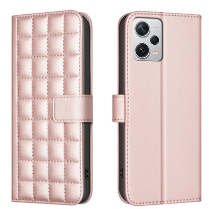 Square Texture Leather Phone Case, For Redmi Note 12 Pro+ Global, For Redmi Note 12 Pro Global, For Redmi Note 12 5G Global / Xiaomi Poco X5, For Redmi Note 11 Pro 5G / 4G Global, For Redmi 10 5G / Note 11E, For Redmi 10C, For Redmi 10 2022 / Note 11 4...