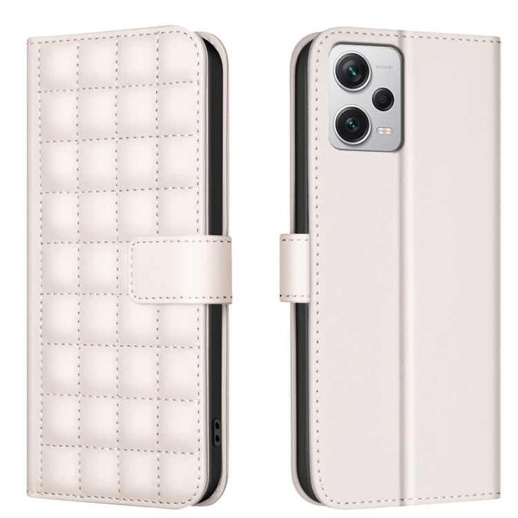 Square Texture Leather Phone Case, For Redmi Note 12 Pro+ Global, For Redmi Note 12 Pro Global, For Redmi Note 12 5G Global / Xiaomi Poco X5, For Redmi Note 11 Pro 5G / 4G Global, For Redmi 10 5G / Note 11E, For Redmi 10C, For Redmi 10 2022 / Note 11 4...