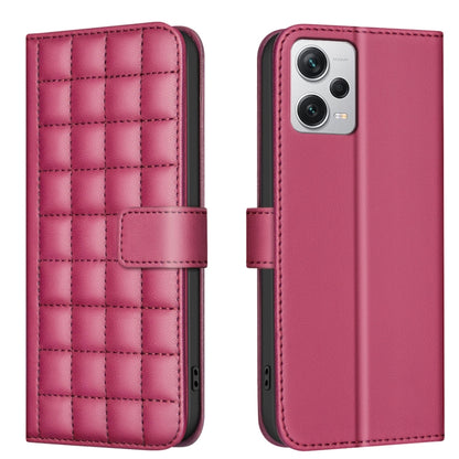 Square Texture Leather Phone Case, For Redmi Note 12 Pro+ Global, For Redmi Note 12 Pro Global, For Redmi Note 12 5G Global / Xiaomi Poco X5, For Redmi Note 11 Pro 5G / 4G Global, For Redmi 10 5G / Note 11E, For Redmi 10C, For Redmi 10 2022 / Note 11 4...