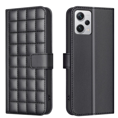 Square Texture Leather Phone Case, For Redmi Note 12 Pro+ Global, For Redmi Note 12 Pro Global, For Redmi Note 12 5G Global / Xiaomi Poco X5, For Redmi Note 11 Pro 5G / 4G Global, For Redmi 10 5G / Note 11E, For Redmi 10C, For Redmi 10 2022 / Note 11 4...