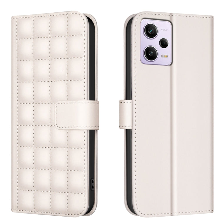Square Texture Leather Phone Case, For Redmi Note 12 Pro+ Global, For Redmi Note 12 Pro Global, For Redmi Note 12 5G Global / Xiaomi Poco X5, For Redmi Note 11 Pro 5G / 4G Global, For Redmi 10 5G / Note 11E, For Redmi 10C, For Redmi 10 2022 / Note 11 4...