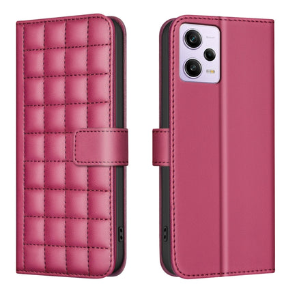 Square Texture Leather Phone Case, For Redmi Note 12 Pro+ Global, For Redmi Note 12 Pro Global, For Redmi Note 12 5G Global / Xiaomi Poco X5, For Redmi Note 11 Pro 5G / 4G Global, For Redmi 10 5G / Note 11E, For Redmi 10C, For Redmi 10 2022 / Note 11 4...