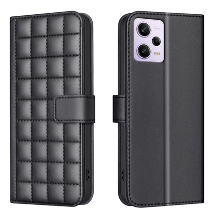 Square Texture Leather Phone Case, For Redmi Note 12 Pro+ Global, For Redmi Note 12 Pro Global, For Redmi Note 12 5G Global / Xiaomi Poco X5, For Redmi Note 11 Pro 5G / 4G Global, For Redmi 10 5G / Note 11E, For Redmi 10C, For Redmi 10 2022 / Note 11 4...