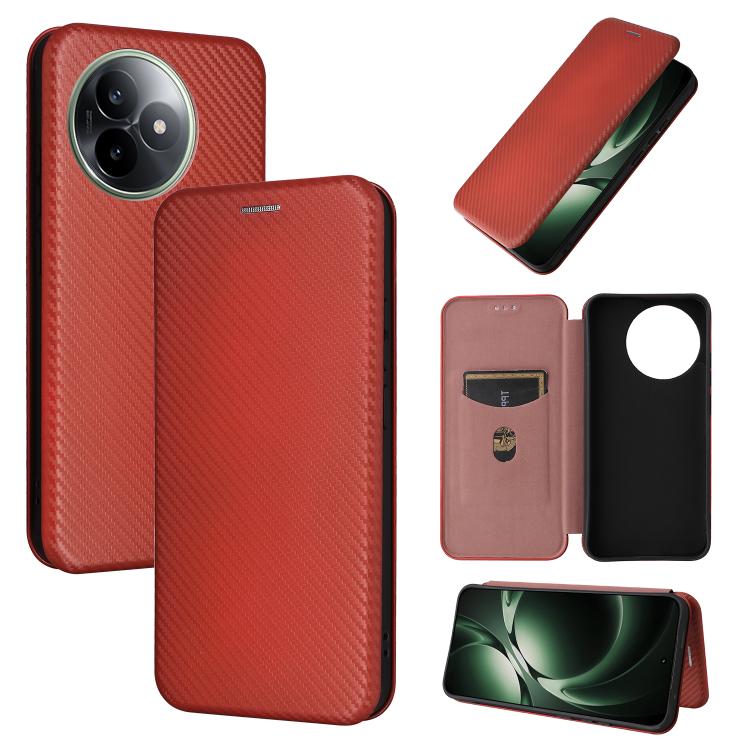 Carbon Fiber Texture Flip Leather Phone Case, For Redmi Note 17 Pro+ 5G Global 163.4mm, For Redmi Turbo 5 Max 5G / Poco X8 Pro Max, For Redmi Turbo 5 5G / Poco X8 Pro, For Redmi Note 15 Pro+ 5G 163.3mm / Poco M8 Pro 5G                                  ...