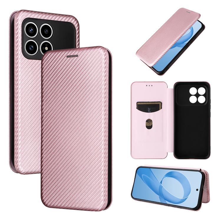 Carbon Fiber Texture Flip Leather Phone Case, For Redmi Note 17 Pro+ 5G Global 163.4mm, For Redmi Turbo 5 Max 5G / Poco X8 Pro Max, For Redmi Turbo 5 5G / Poco X8 Pro, For Redmi Note 15 Pro+ 5G 163.3mm / Poco M8 Pro 5G                                  ...