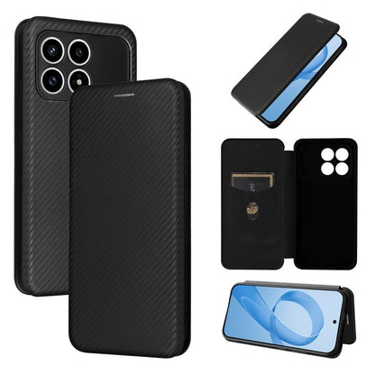 Carbon Fiber Texture Flip Leather Phone Case, For Redmi Note 17 Pro+ 5G Global 163.4mm, For Redmi Turbo 5 Max 5G / Poco X8 Pro Max, For Redmi Turbo 5 5G / Poco X8 Pro, For Redmi Note 15 Pro+ 5G 163.3mm / Poco M8 Pro 5G                                  ...