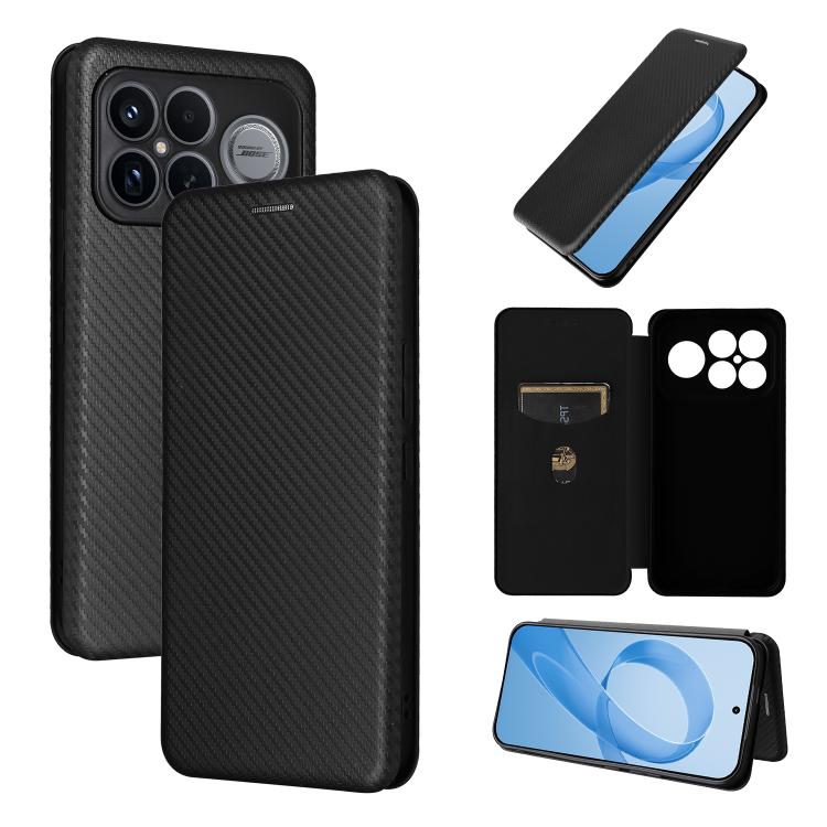 Carbon Fiber Texture Flip Leather Phone Case, For Redmi Note 17 Pro+ 5G Global 163.4mm, For Redmi Turbo 5 Max 5G / Poco X8 Pro Max, For Redmi Turbo 5 5G / Poco X8 Pro, For Redmi Note 15 Pro+ 5G 163.3mm / Poco M8 Pro 5G                                  ...