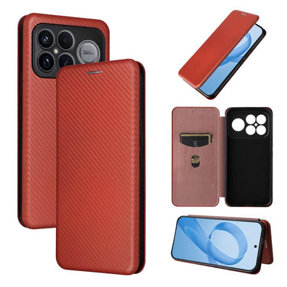 Carbon Fiber Texture Flip Leather Phone Case, For Redmi Note 17 Pro+ 5G Global 163.4mm, For Redmi Turbo 5 Max 5G / Poco X8 Pro Max, For Redmi Turbo 5 5G / Poco X8 Pro, For Redmi Note 15 Pro+ 5G 163.3mm / Poco M8 Pro 5G                                  ...