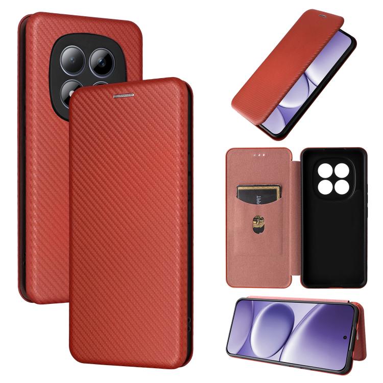 Carbon Fiber Texture Flip Leather Phone Case, For Redmi Note 17 Pro+ 5G Global 163.4mm, For Redmi Turbo 5 Max 5G / Poco X8 Pro Max, For Redmi Turbo 5 5G / Poco X8 Pro, For Redmi Note 15 Pro+ 5G 163.3mm / Poco M8 Pro 5G                                  ...