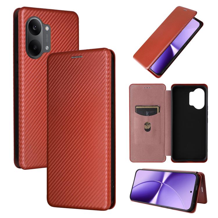 Carbon Fiber Texture Flip Leather Phone Case, For Redmi Note 17 Pro+ 5G Global 163.4mm, For Redmi Turbo 5 Max 5G / Poco X8 Pro Max, For Redmi Turbo 5 5G / Poco X8 Pro, For Redmi Note 15 Pro+ 5G 163.3mm / Poco M8 Pro 5G                                  ...