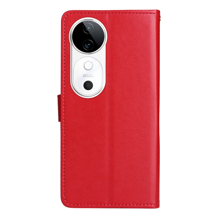 Cat and Bee Embossed Flip Leather Phone Case, For vivo V40 5G, For vivo Y28 4G