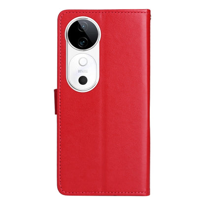 Cat and Bee Embossed Flip Leather Phone Case, For vivo V40 5G, For vivo Y28 4G
