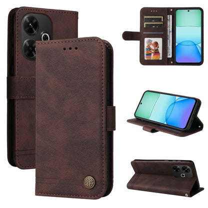 Skin Feel Life Tree Metal Button Leather Phone Case, For Redmi A5 4G 173.3mm, For Redmi Note 14 4G 164.84mm, For Redmi Turbo 4 / Xiaomi Poco X7 Pro, For Redmi K80 Pro, For Redmi K80, For Redmi Note 14 4G 163.25mm Global, For Redmi Note 14 5G           ...