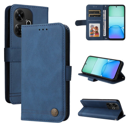 Skin Feel Life Tree Metal Button Leather Phone Case, For Redmi A5 4G 173.3mm, For Redmi Note 14 4G 164.84mm, For Redmi Turbo 4 / Xiaomi Poco X7 Pro, For Redmi K80 Pro, For Redmi K80, For Redmi Note 14 4G 163.25mm Global, For Redmi Note 14 5G           ...