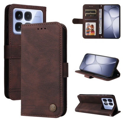 Skin Feel Life Tree Metal Button Leather Phone Case, For Redmi A5 4G 173.3mm, For Redmi Note 14 4G 164.84mm, For Redmi Turbo 4 / Xiaomi Poco X7 Pro, For Redmi K80 Pro, For Redmi K80, For Redmi Note 14 4G 163.25mm Global, For Redmi Note 14 5G           ...