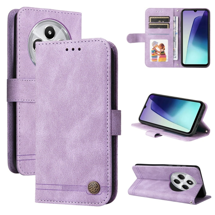 Skin Feel Life Tree Metal Button Leather Phone Case, For Redmi A5 4G 173.3mm, For Redmi Note 14 4G 164.84mm, For Redmi Turbo 4 / Xiaomi Poco X7 Pro, For Redmi K80 Pro, For Redmi K80, For Redmi Note 14 4G 163.25mm Global, For Redmi Note 14 5G           ...