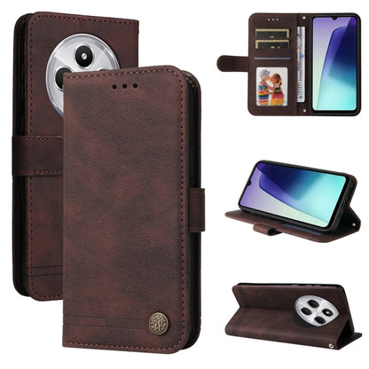 Skin Feel Life Tree Metal Button Leather Phone Case, For Redmi A5 4G 173.3mm, For Redmi Note 14 4G 164.84mm, For Redmi Turbo 4 / Xiaomi Poco X7 Pro, For Redmi K80 Pro, For Redmi K80, For Redmi Note 14 4G 163.25mm Global, For Redmi Note 14 5G           ...