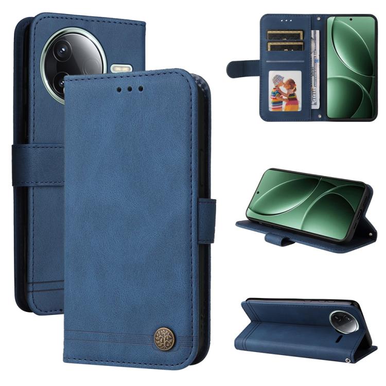 Skin Feel Life Tree Metal Button Leather Phone Case, For Redmi A5 4G 173.3mm, For Redmi Note 14 4G 164.84mm, For Redmi Turbo 4 / Xiaomi Poco X7 Pro, For Redmi K80 Pro, For Redmi K80, For Redmi Note 14 4G 163.25mm Global, For Redmi Note 14 5G           ...