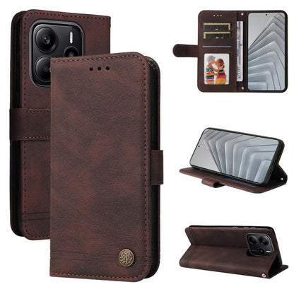 Skin Feel Life Tree Metal Button Leather Phone Case, For Redmi A5 4G 173.3mm, For Redmi Note 14 4G 164.84mm, For Redmi Turbo 4 / Xiaomi Poco X7 Pro, For Redmi K80 Pro, For Redmi K80, For Redmi Note 14 4G 163.25mm Global, For Redmi Note 14 5G           ...