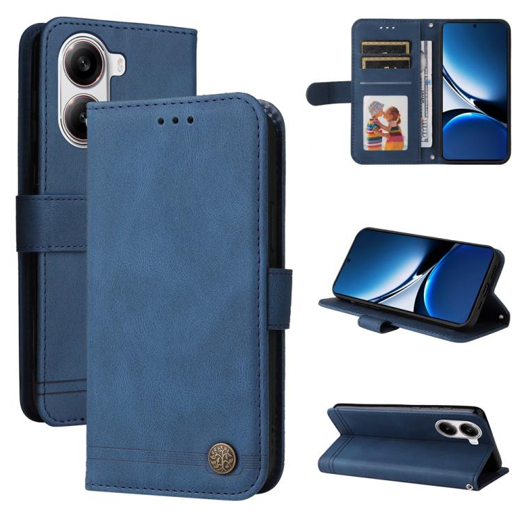Skin Feel Life Tree Metal Button Leather Phone Case, For Redmi A5 4G 173.3mm, For Redmi Note 14 4G 164.84mm, For Redmi Turbo 4 / Xiaomi Poco X7 Pro, For Redmi K80 Pro, For Redmi K80, For Redmi Note 14 4G 163.25mm Global, For Redmi Note 14 5G           ...