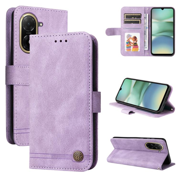 Skin Feel Life Tree Metal Button Leather Phone Case, For Redmi A5 4G 173.3mm, For Redmi Note 14 4G 164.84mm, For Redmi Turbo 4 / Xiaomi Poco X7 Pro, For Redmi K80 Pro, For Redmi K80, For Redmi Note 14 4G 163.25mm Global, For Redmi Note 14 5G           ...