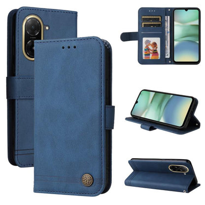 Skin Feel Life Tree Metal Button Leather Phone Case, For Redmi A5 4G 173.3mm, For Redmi Note 14 4G 164.84mm, For Redmi Turbo 4 / Xiaomi Poco X7 Pro, For Redmi K80 Pro, For Redmi K80, For Redmi Note 14 4G 163.25mm Global, For Redmi Note 14 5G           ...