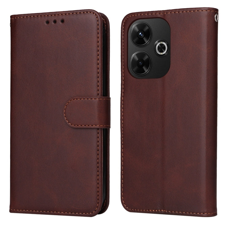 Classic Calf Texture Flip Leather Phone Case, For Redmi A5 4G 173.3mm, For Redmi Note 14 4G 164.84mm, For Redmi Turbo 4 / Xiaomi Poco X7 Pro, For Redmi K80 Pro, For Redmi K80, For Redmi Note 14 4G 163.25mm Global, For Redmi Note 14 5G                  ...