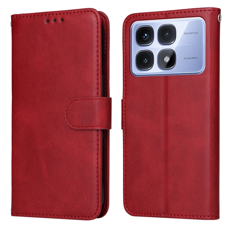 Classic Calf Texture Flip Leather Phone Case, For Redmi A5 4G 173.3mm, For Redmi Note 14 4G 164.84mm, For Redmi Turbo 4 / Xiaomi Poco X7 Pro, For Redmi K80 Pro, For Redmi K80, For Redmi Note 14 4G 163.25mm Global, For Redmi Note 14 5G                  ...
