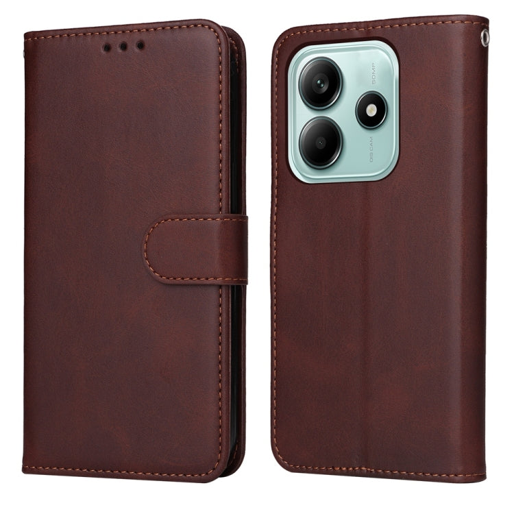 Classic Calf Texture Flip Leather Phone Case, For Redmi A5 4G 173.3mm, For Redmi Note 14 4G 164.84mm, For Redmi Turbo 4 / Xiaomi Poco X7 Pro, For Redmi K80 Pro, For Redmi K80, For Redmi Note 14 4G 163.25mm Global, For Redmi Note 14 5G                  ...