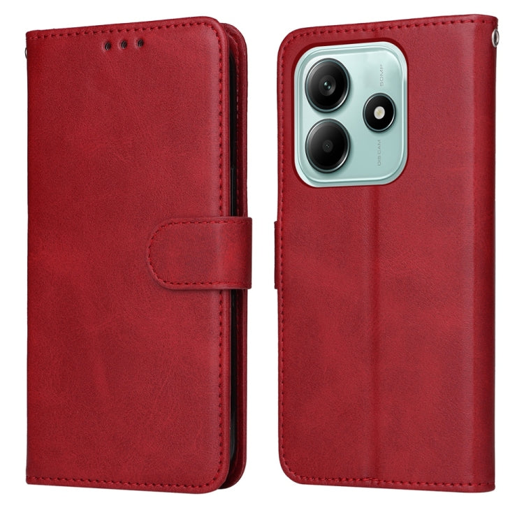 Classic Calf Texture Flip Leather Phone Case, For Redmi A5 4G 173.3mm, For Redmi Note 14 4G 164.84mm, For Redmi Turbo 4 / Xiaomi Poco X7 Pro, For Redmi K80 Pro, For Redmi K80, For Redmi Note 14 4G 163.25mm Global, For Redmi Note 14 5G                  ...