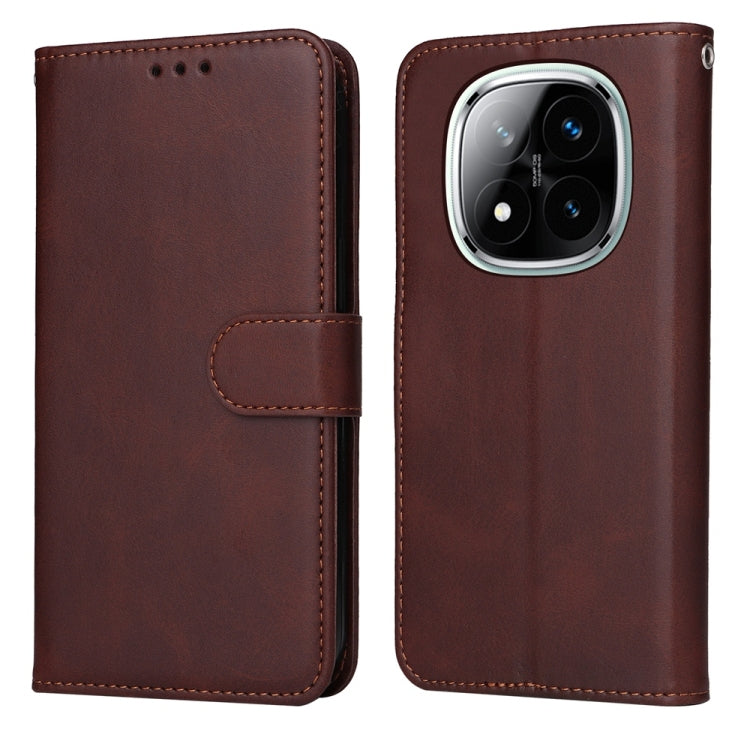 Classic Calf Texture Flip Leather Phone Case, For Redmi A5 4G 173.3mm, For Redmi Note 14 4G 164.84mm, For Redmi Turbo 4 / Xiaomi Poco X7 Pro, For Redmi K80 Pro, For Redmi K80, For Redmi Note 14 4G 163.25mm Global, For Redmi Note 14 5G                  ...